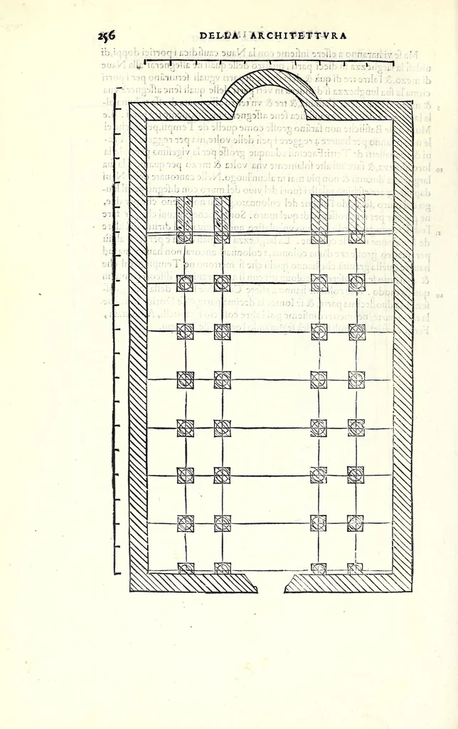 An illustration from L'architettura di Leonbatista Alberti, 1550, leaf 260