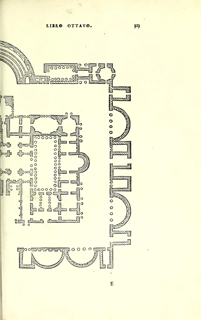 An illustration from L'architettura di Leonbatista Alberti, 1550, leaf 331