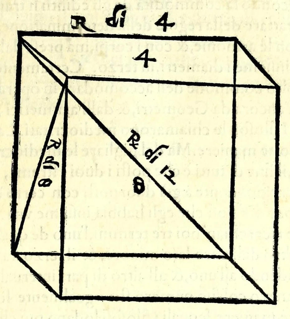 An illustration from L'architettura di Leonbatista Alberti, 1550, leaf 353