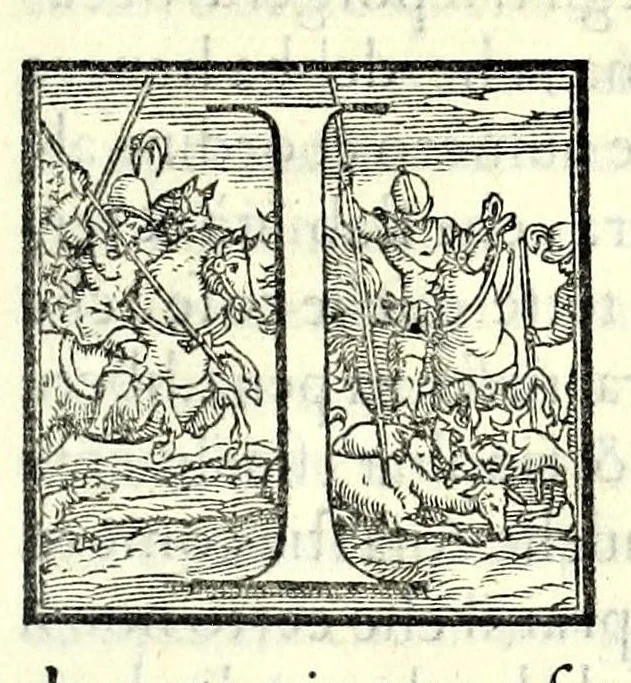 An illustration from L'architettura di Leonbatista Alberti, 1550, leaf 39