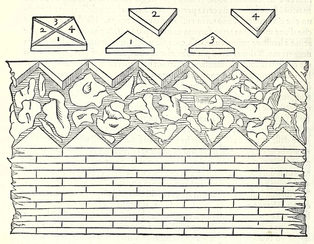 An illustration from L'architettura di Leonbatista Alberti, 1550, leaf 58