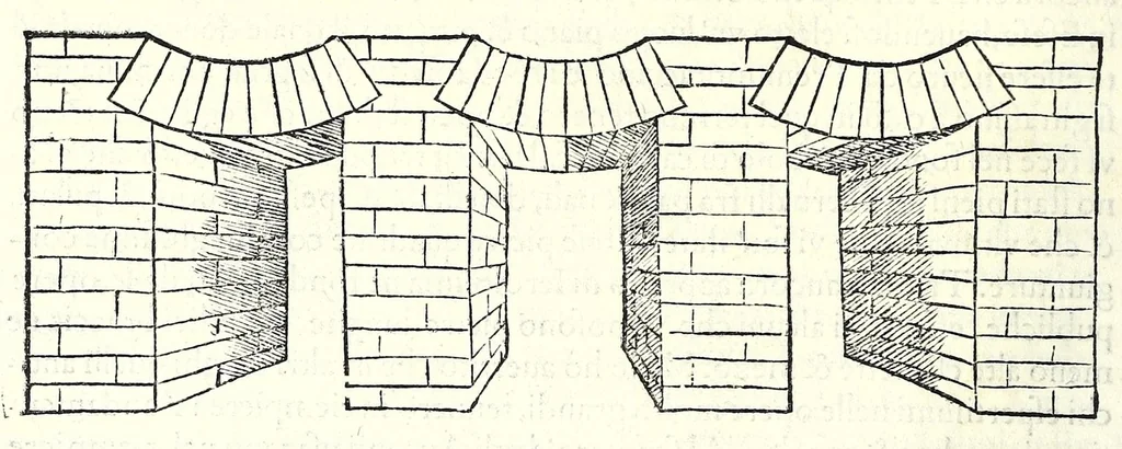 An illustration from L'architettura di Leonbatista Alberti, 1550, leaf 74