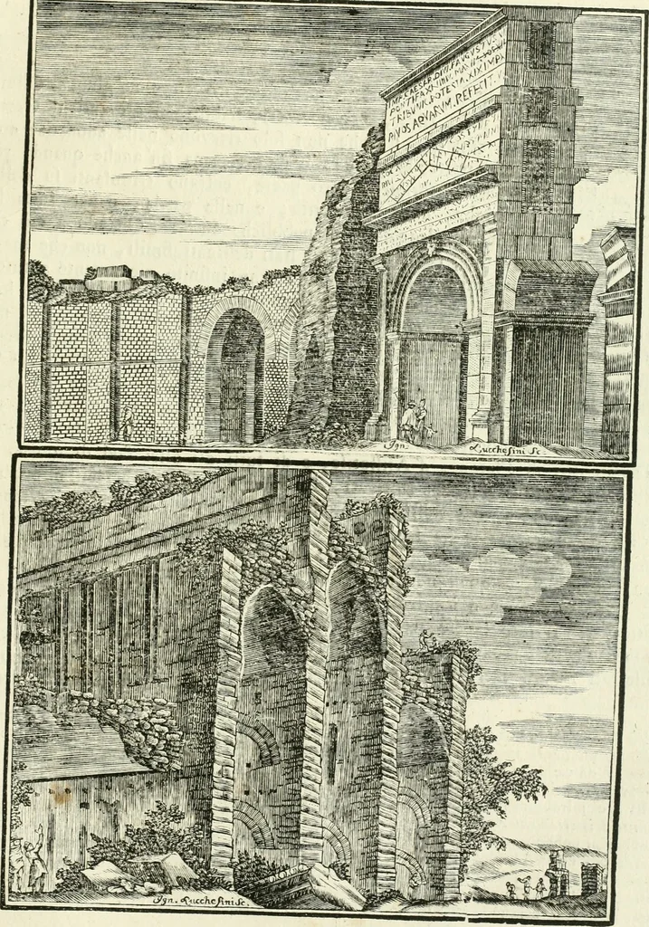 An illustration from L'architettura di Marco Vitruvio Pollione, 1790, leaf 222