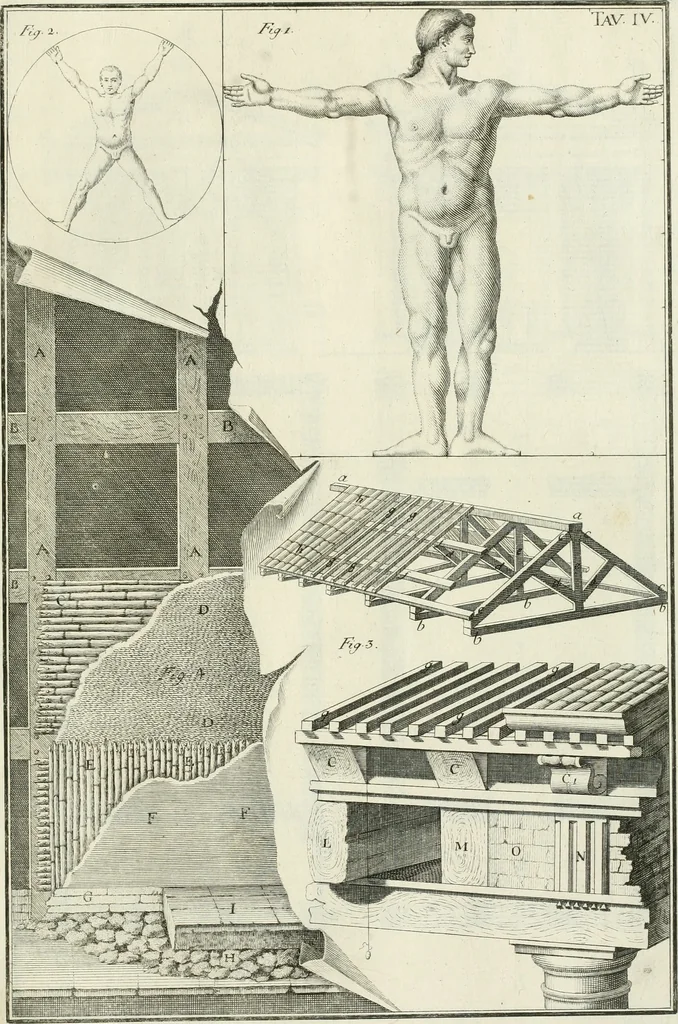 An illustration from L'architettura di Marco Vitruvio Pollione, 1790, leaf 320