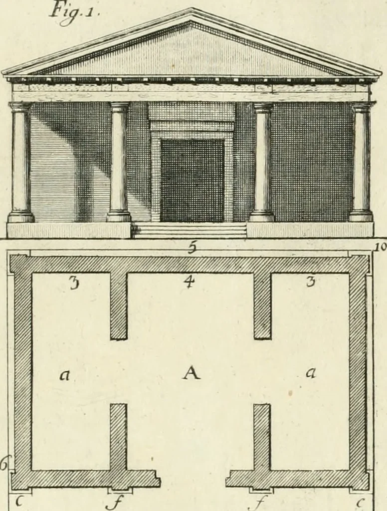 An illustration from L'architettura di Marco Vitruvio Pollione, 1790, leaf 328