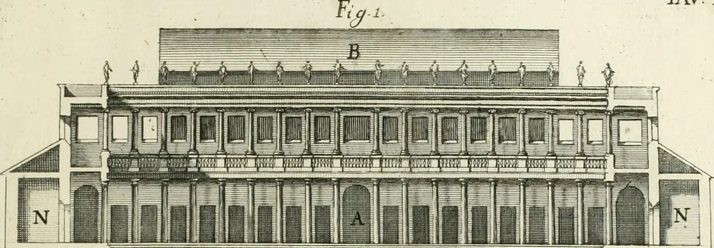 An illustration from L'architettura di Marco Vitruvio Pollione, 1790, leaf 356