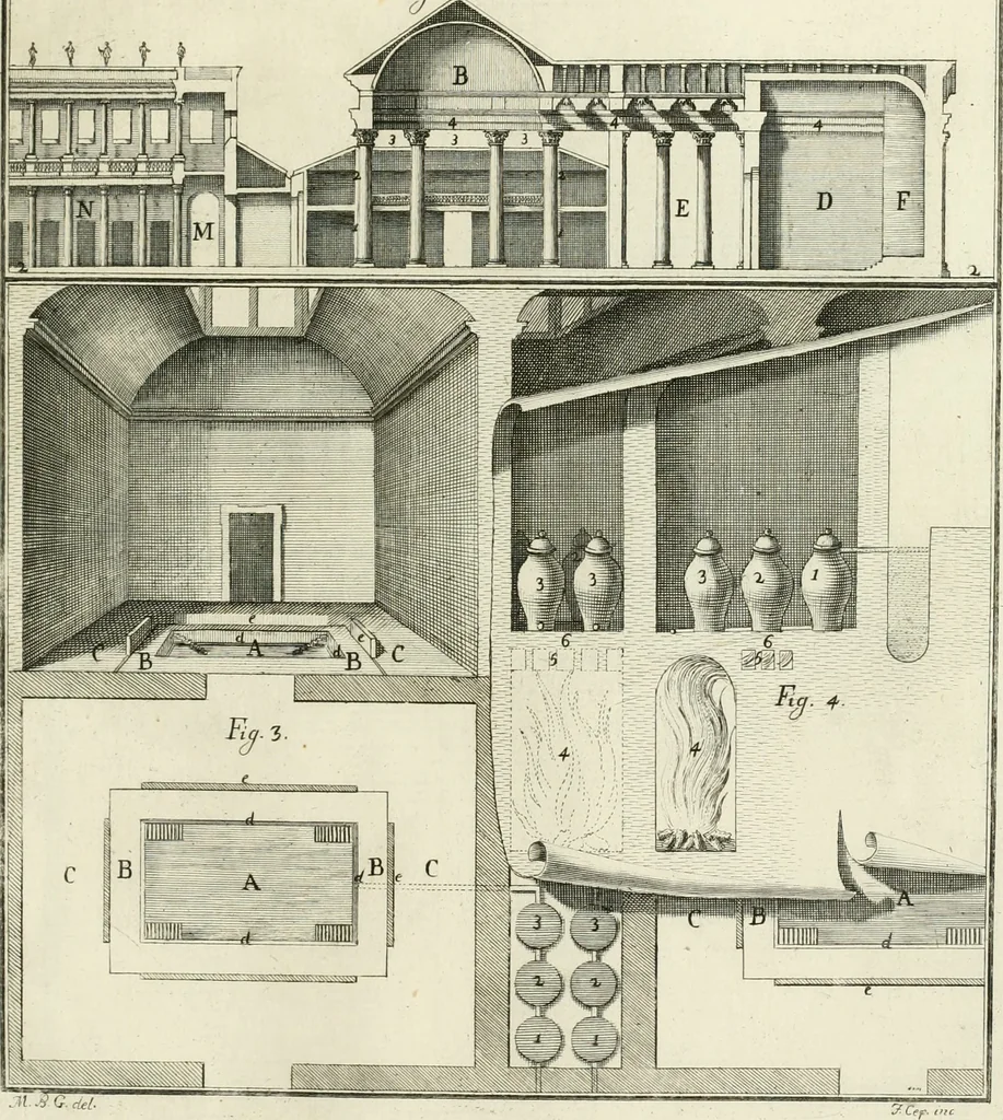 An illustration from L'architettura di Marco Vitruvio Pollione, 1790, leaf 356