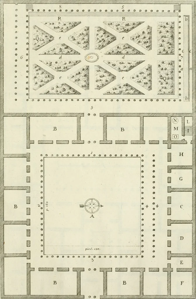 An illustration from L'architettura di Marco Vitruvio Pollione, 1790, leaf 382
