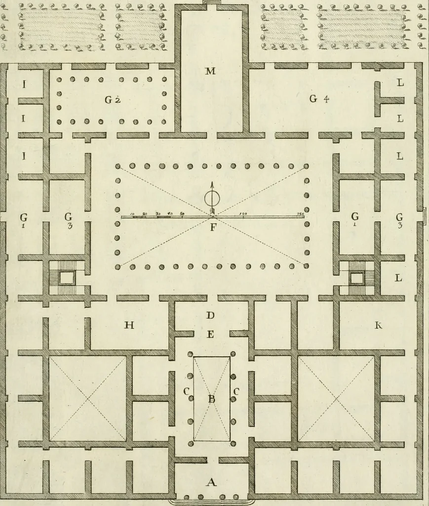 An illustration from L'architettura di Marco Vitruvio Pollione, 1790, leaf 384