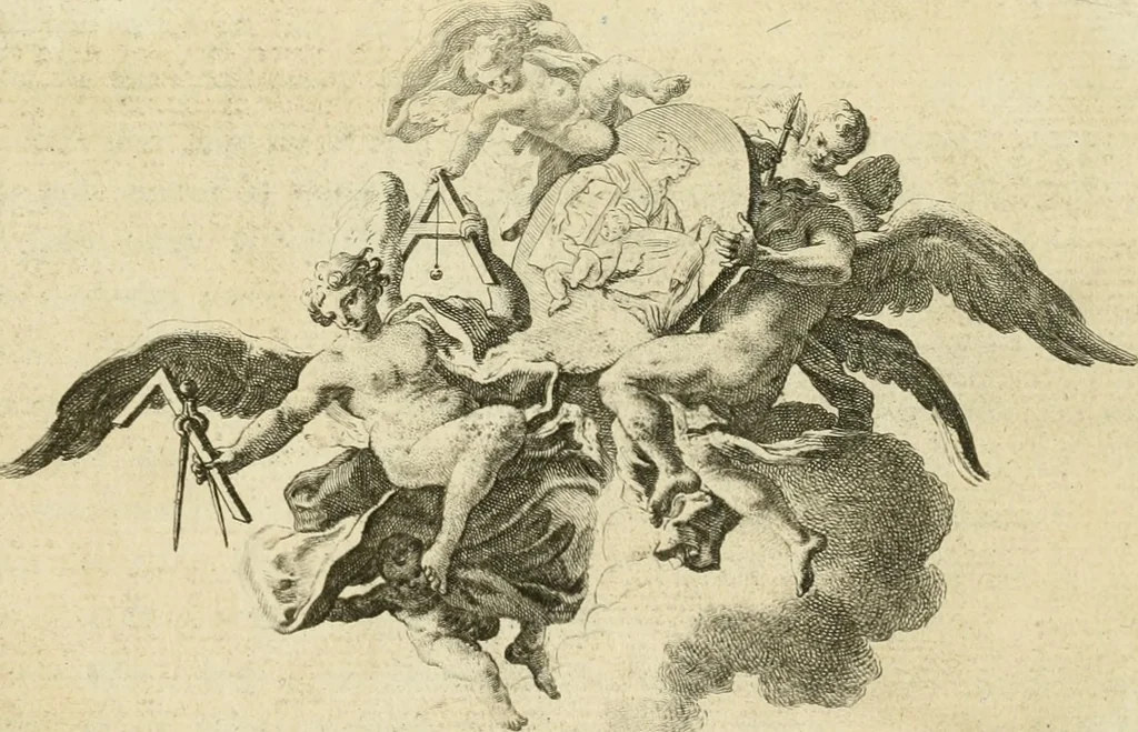An illustration from L'architettura di Marco Vitruvio Pollione, 1790, leaf 4