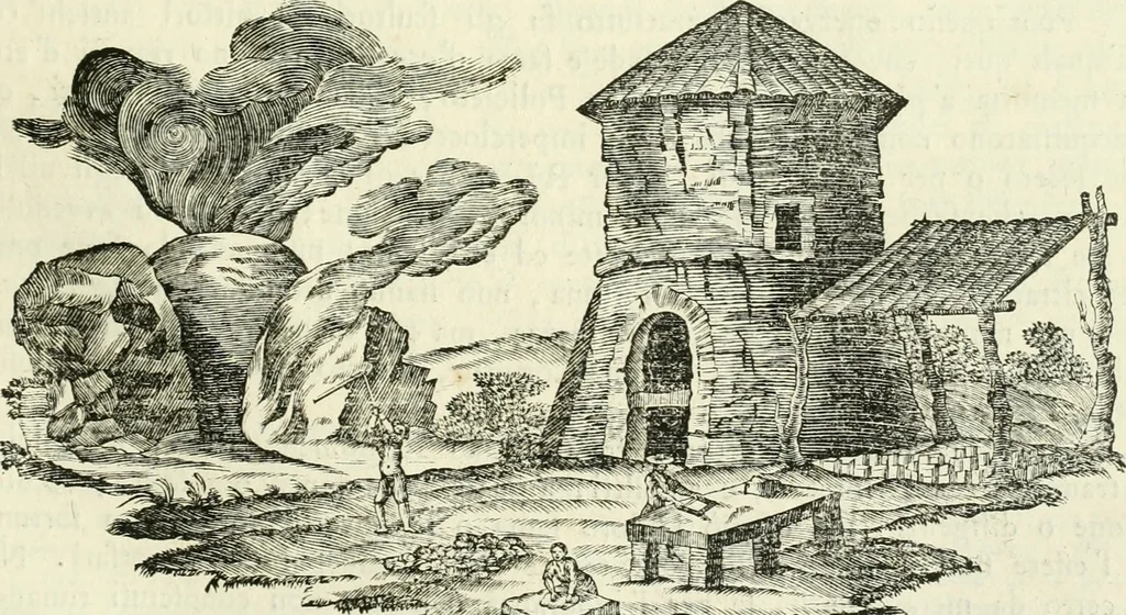 An illustration from L'architettura di Marco Vitruvio Pollione, 1790, leaf 72