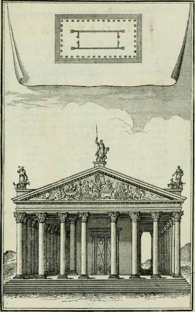An illustration from L'architettura generale di Vitruvio : ridotta in compendio, 1747, leaf 268