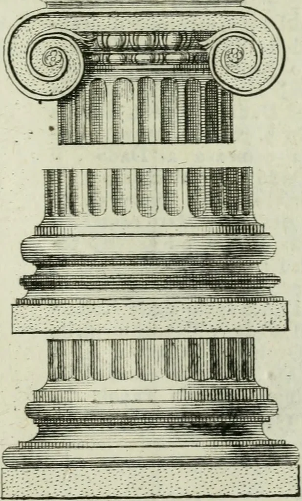 An illustration from L'architettura generale di Vitruvio : ridotta in compendio, 1747, leaf 276