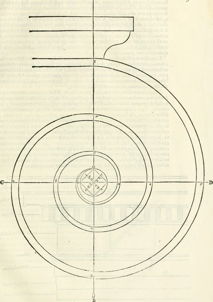 An illustration from L'architettvra, 1567, leaf 130