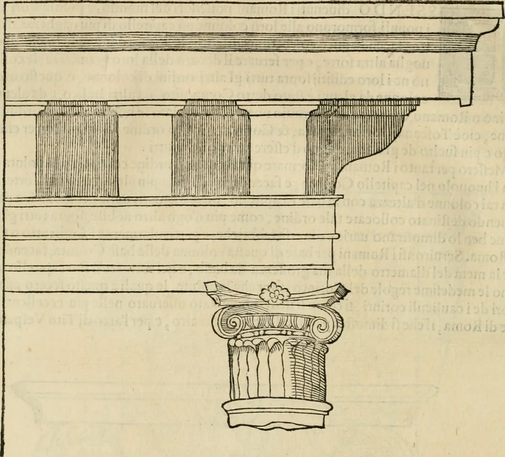 An illustration from L'architettvra, 1567, leaf 137