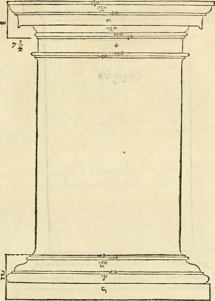 An illustration from L'architettvra, 1567, leaf 142