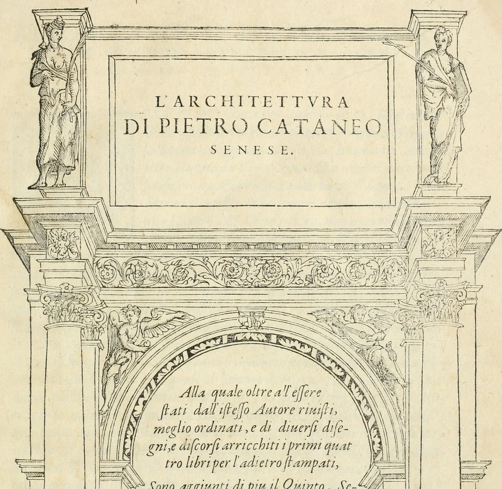 An illustration from L'architettvra, 1567, leaf 4