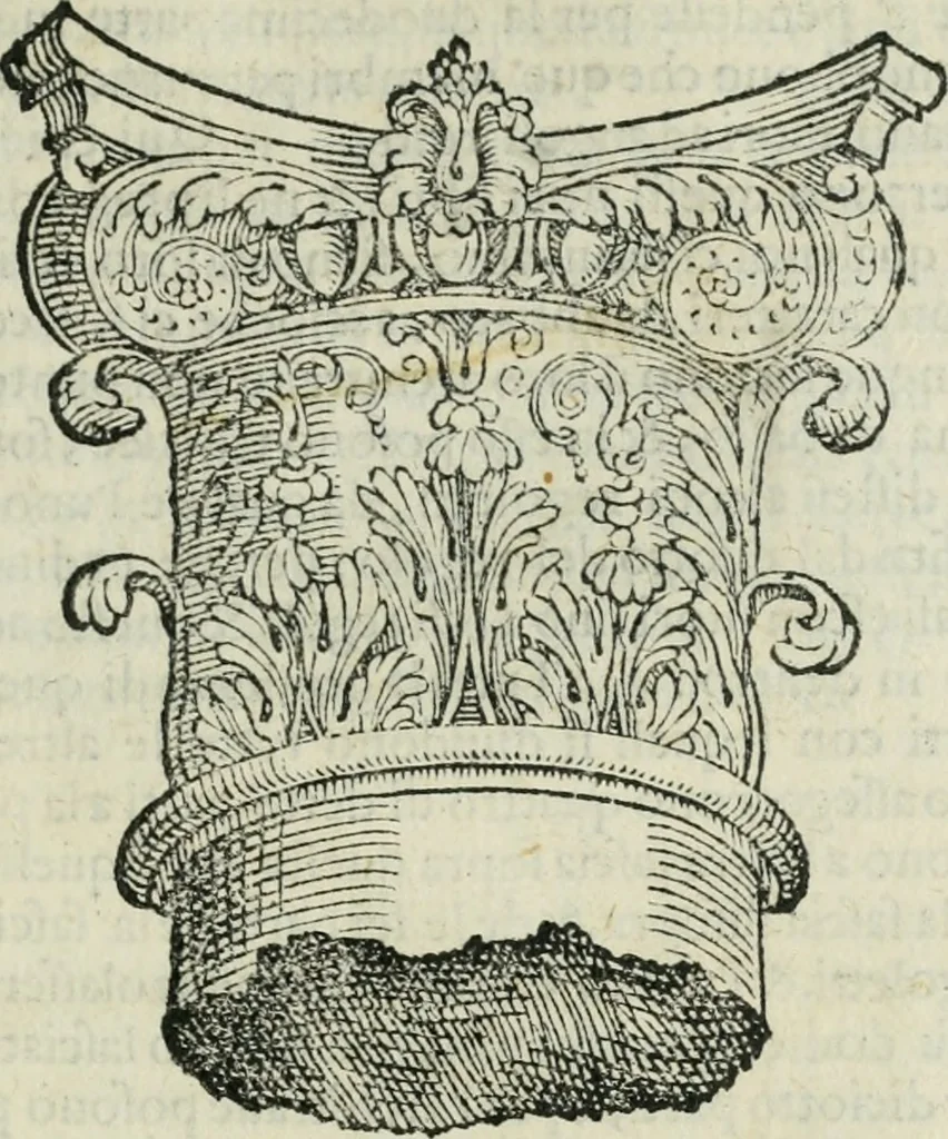 An illustration from L'architettvra, 1565, leaf 232