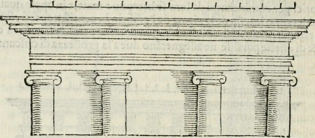 An illustration from L'architettvra, 1565, leaf 243
