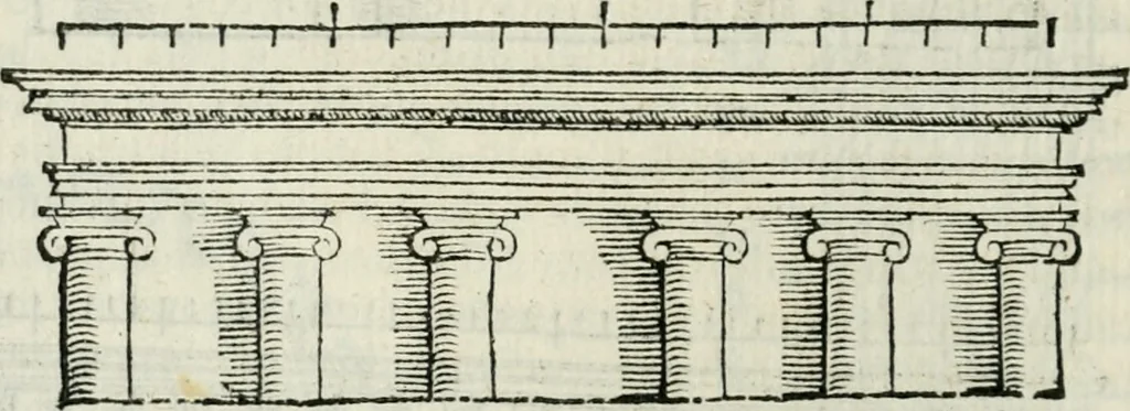 An illustration from L'architettvra, 1565, leaf 243