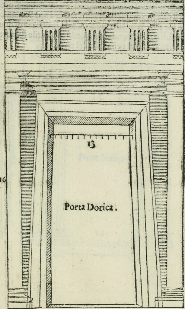 An illustration from L'architettvra, 1565, leaf 250