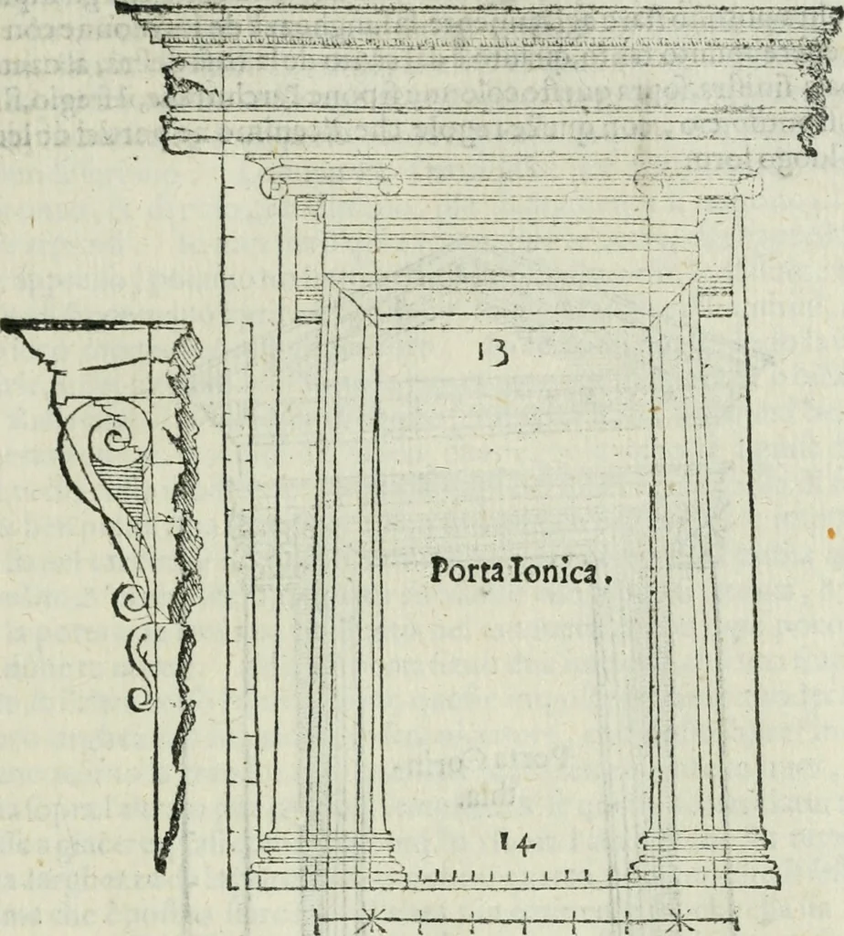 An illustration from L'architettvra, 1565, leaf 252