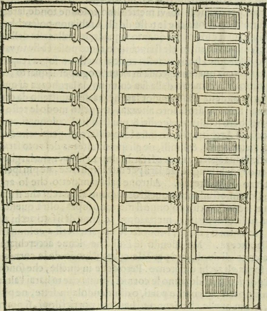 An illustration from L'architettvra, 1565, leaf 264
