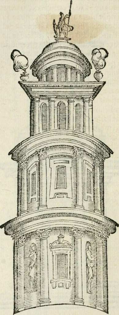 An illustration from L'architettvra, 1565, leaf 285