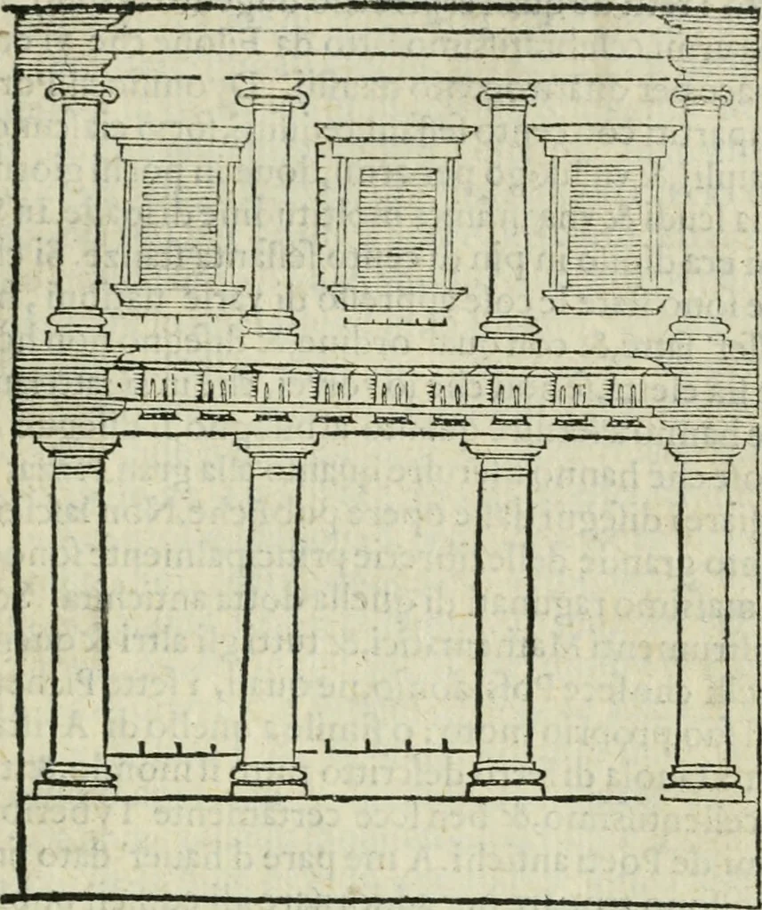 An illustration from L'architettvra, 1565, leaf 328