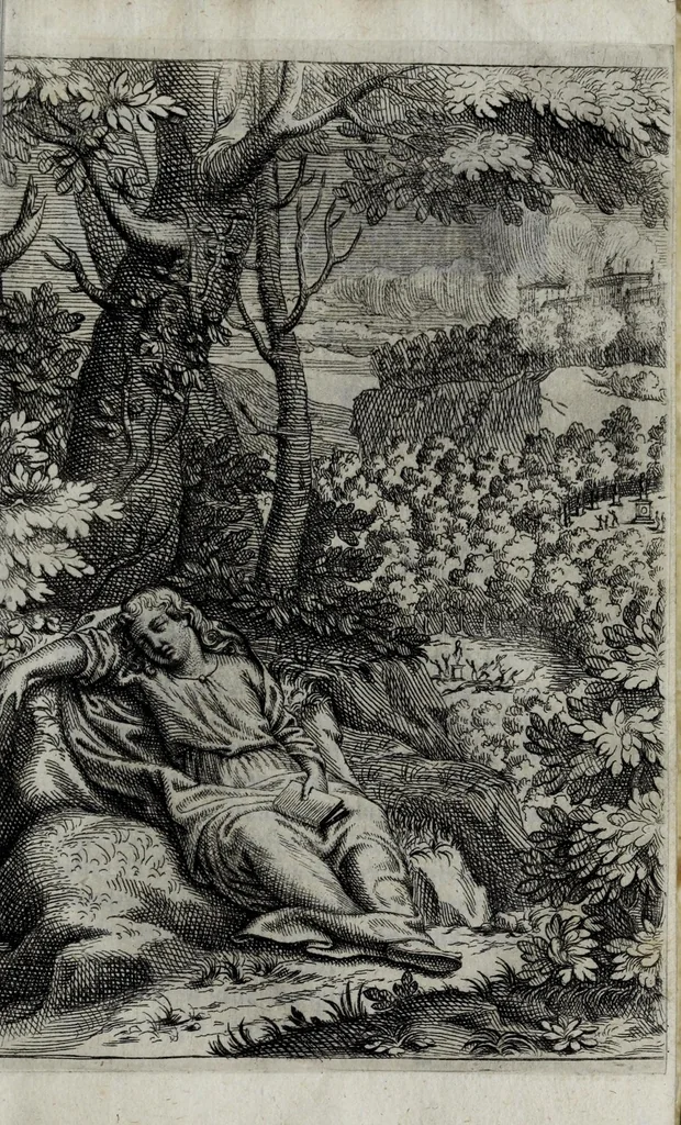 An illustration from La réforme de la peinture, 1681, leaf 21