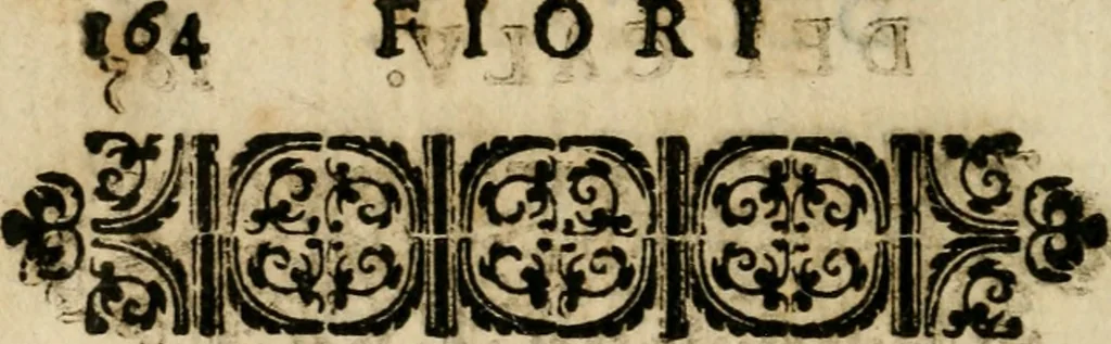 An illustration from La regina sant' Orsola, del sig. Andrea Saluadori : rappresetata nel teatro del sereniss. gran duca di Toscana al serenissimo principe Vladislao Sigismondo, principe di Polonia e di Suezia ; et, I fiori del Caluario, del medesimo, 1625, leaf 181