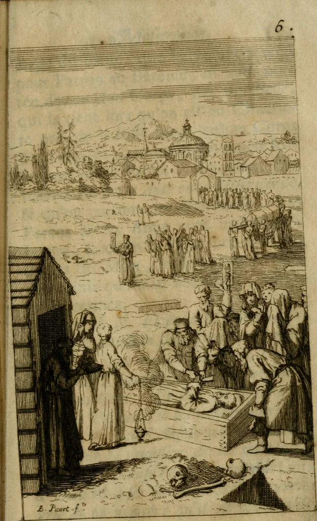 An illustration from La religion ancienne et moderne des moscovites : enrichie de figures, 1698, leaf 158