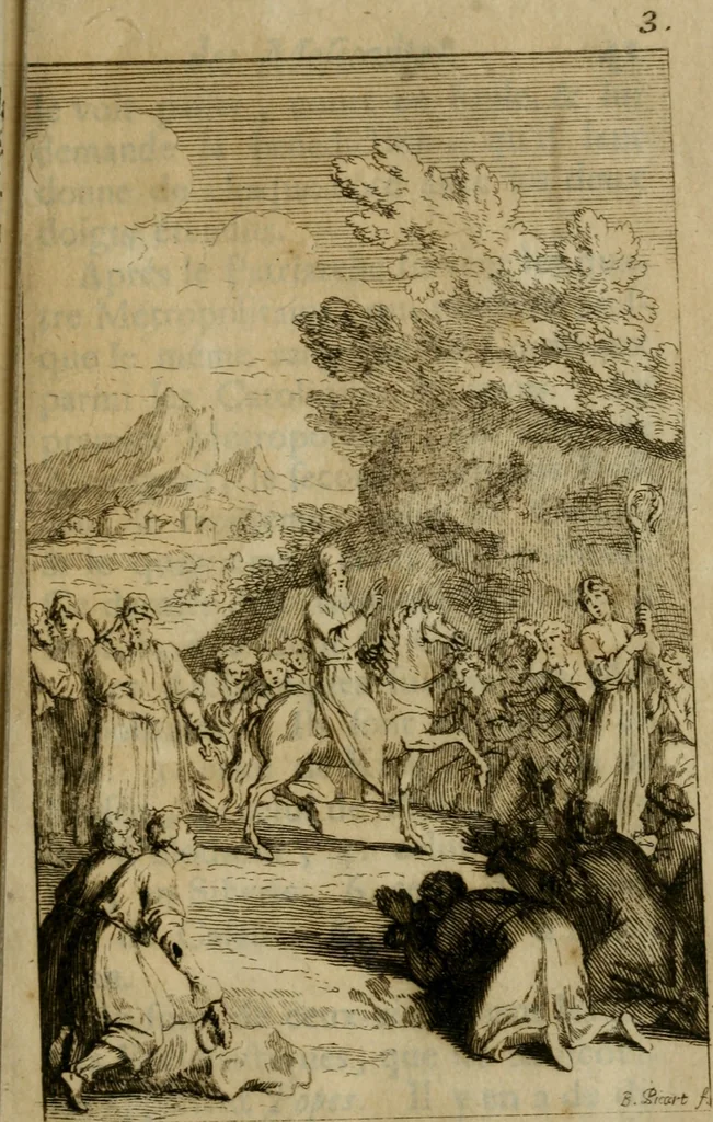 An illustration from La religion ancienne et moderne des moscovites : enrichie de figures, 1698, leaf 54