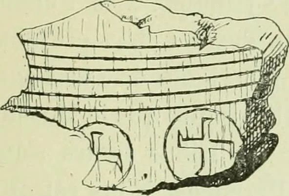 An illustration from La religion des Gaulois; les Druides et la druidisme;, 1897, leaf 169