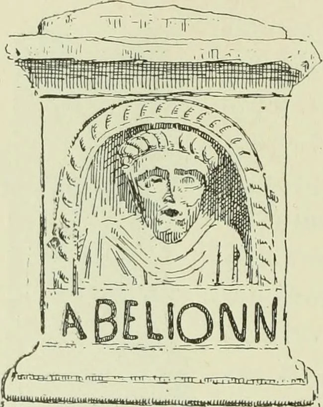 An illustration from La religion des Gaulois; les Druides et la druidisme;, 1897, leaf 174