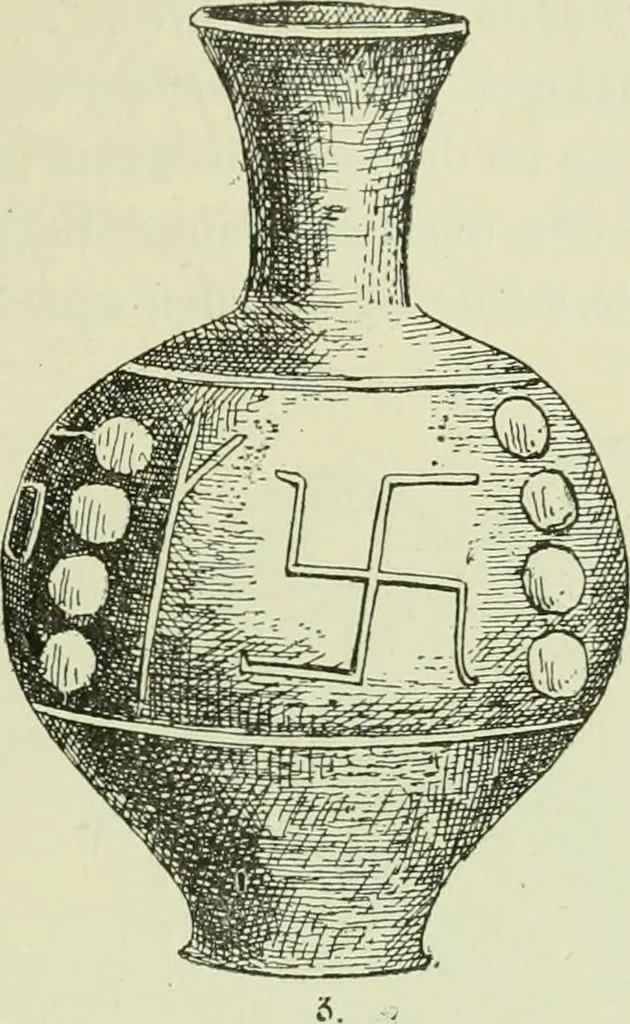 An illustration from La religion des Gaulois; les Druides et la druidisme;, 1897, leaf 185