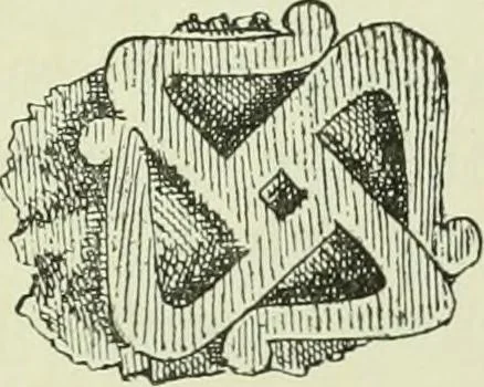 An illustration from La religion des Gaulois; les Druides et la druidisme;, 1897, leaf 185