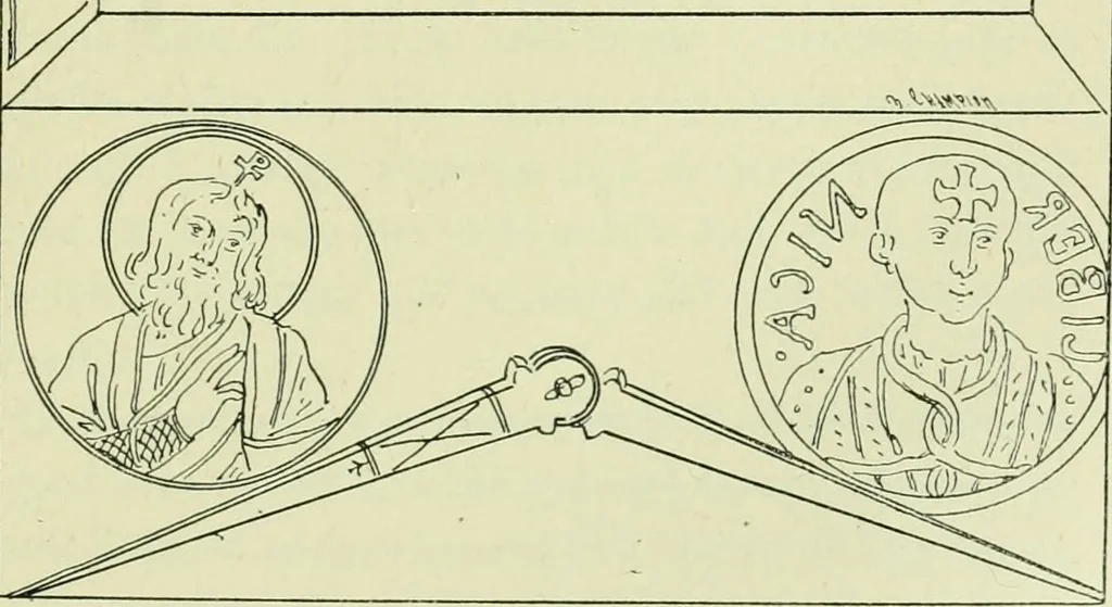 An illustration from La religion des Gaulois; les Druides et la druidisme;, 1897, leaf 193