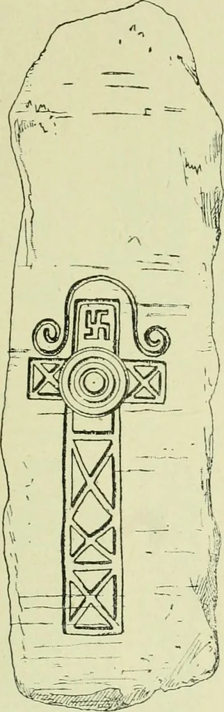 An illustration from La religion des Gaulois; les Druides et la druidisme;, 1897, leaf 199