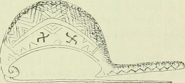 An illustration from La religion des Gaulois; les Druides et la druidisme;, 1897, leaf 215