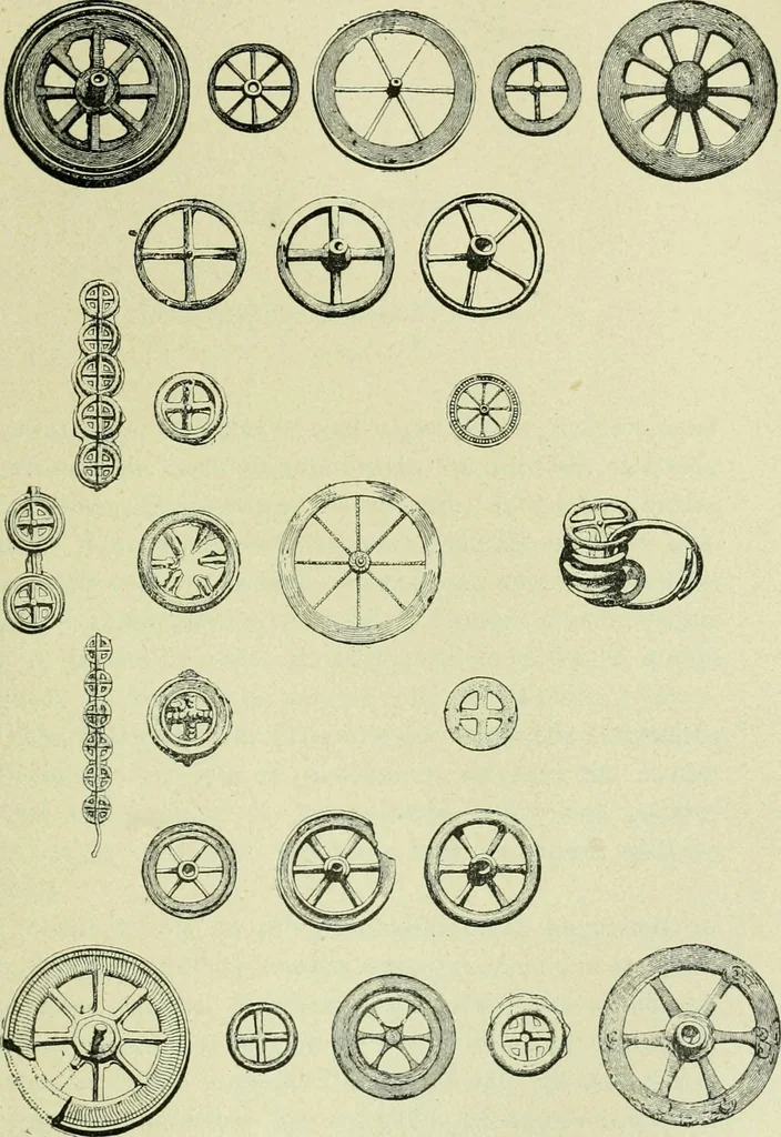 An illustration from La religion des Gaulois; les Druides et la druidisme;, 1897, leaf 241