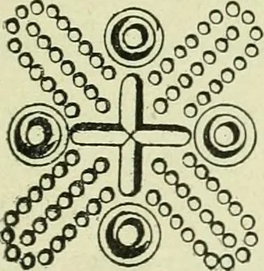 An illustration from La religion des Gaulois; les Druides et la druidisme;, 1897, leaf 245