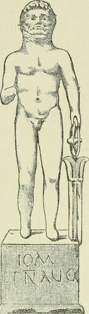 An illustration from La religion des Gaulois; les Druides et la druidisme;, 1897, leaf 248