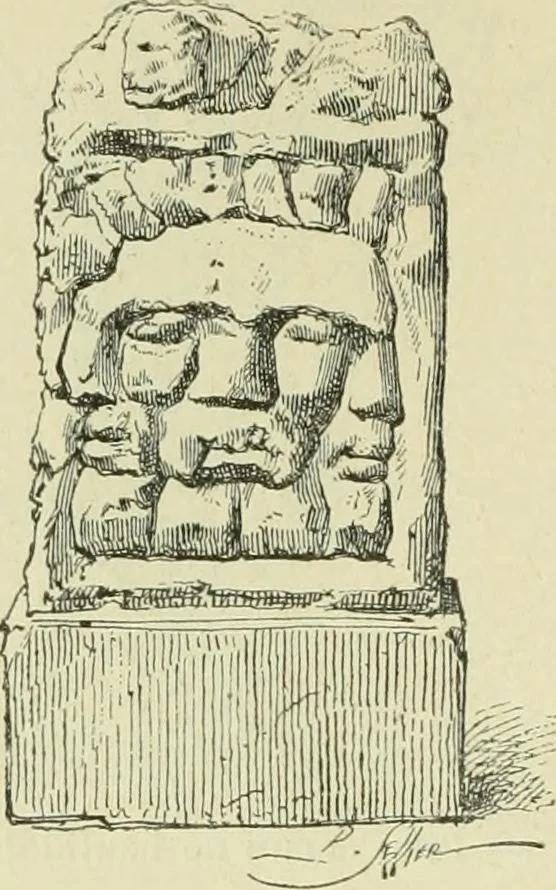 An illustration from La religion des Gaulois; les Druides et la druidisme;, 1897, leaf 380