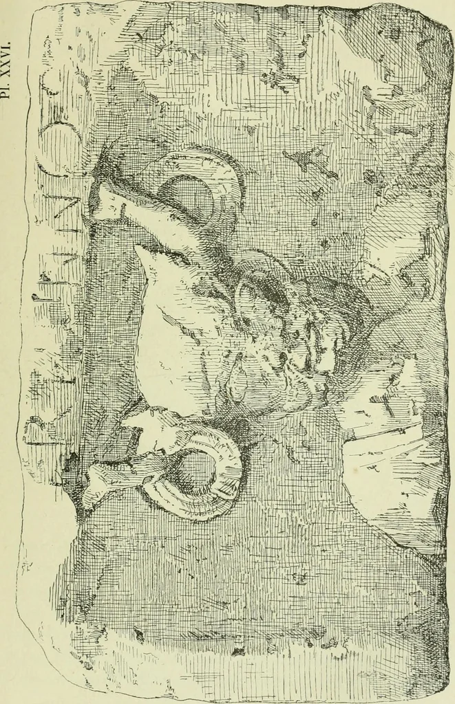 An illustration from La religion des Gaulois; les Druides et la druidisme;, 1897, leaf 381