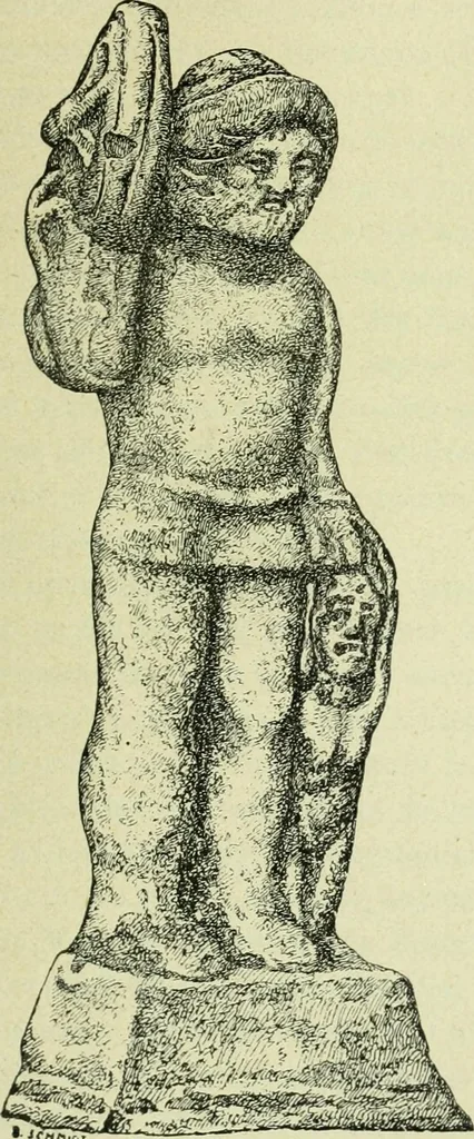 An illustration from La religion des Gaulois; les Druides et la druidisme;, 1897, leaf 387