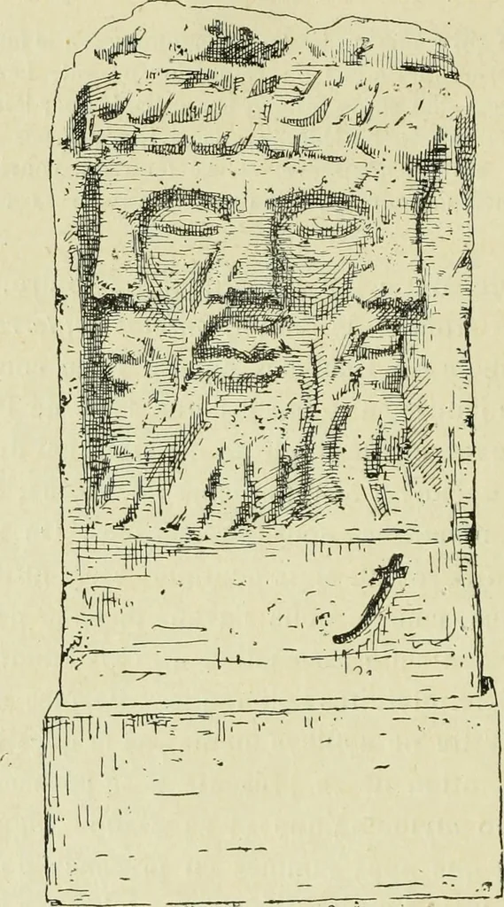 An illustration from La religion des Gaulois; les Druides et la druidisme;, 1897, leaf 414