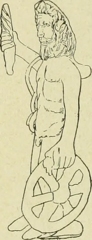 An illustration from La religion des Gaulois; les Druides et la druidisme;, 1897, leaf 426