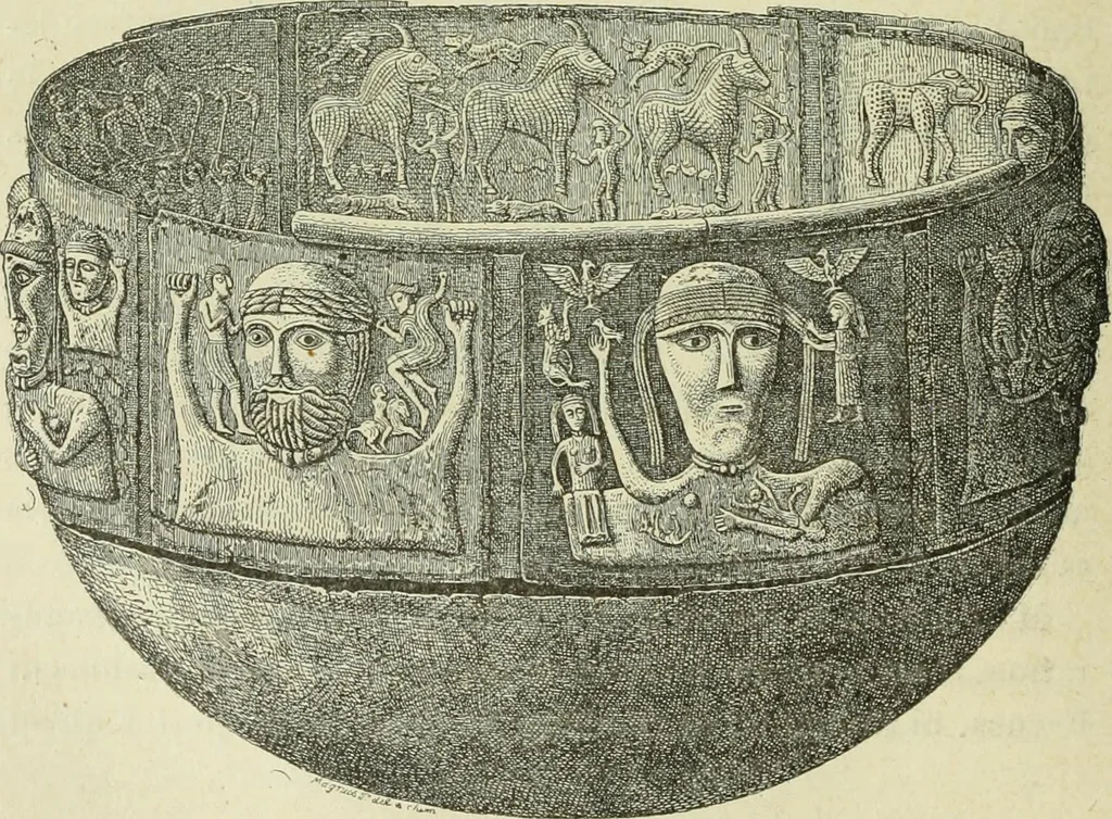 An illustration from La religion des Gaulois; les Druides et la druidisme;, 1897, leaf 432