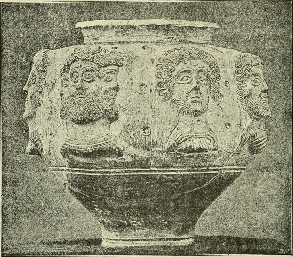 An illustration from La religion des Gaulois; les Druides et la druidisme;, 1897, leaf 444